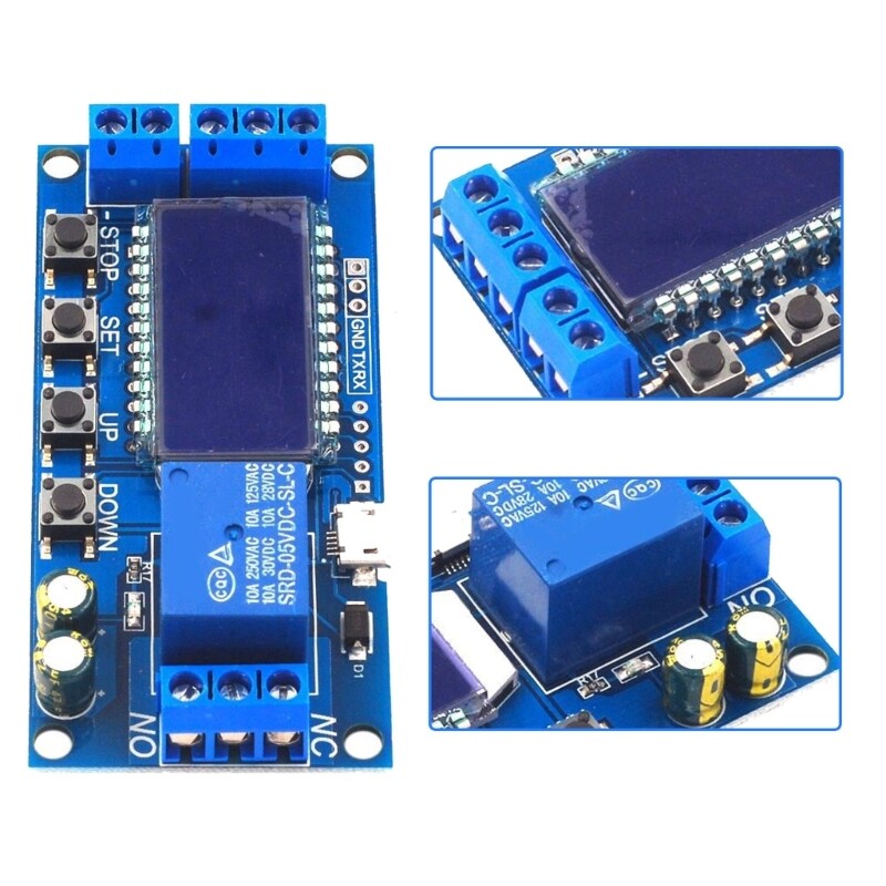 Timer Relays Controller Module Cycle Triggers Delay Timer Electronic Relays
