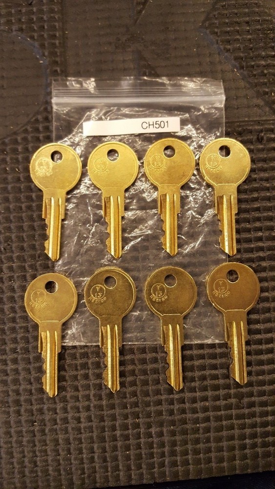 CH501 LOT 8 NEW KEYS FOR TOOL BOX KEY CODE CH501 toolbox truck