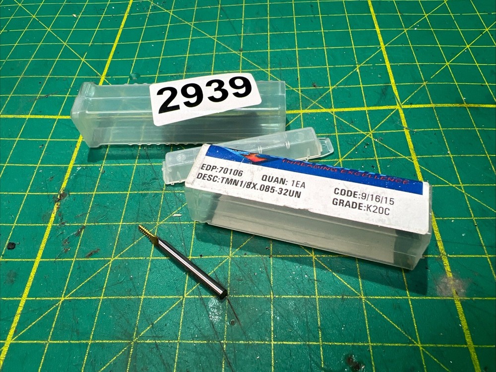 Xactform Solid Carbide Thread Mill TMN 1/8"X.085-32UN Machinist