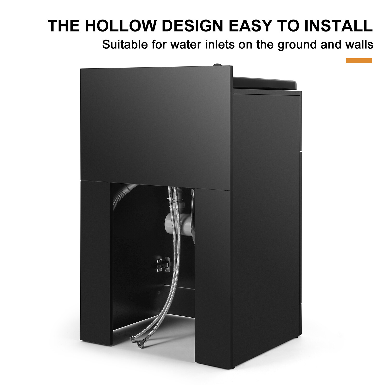 Backwash Shampoo Station Bowl Sink,Reclining Barber Chair,Salon Beauty Equipment