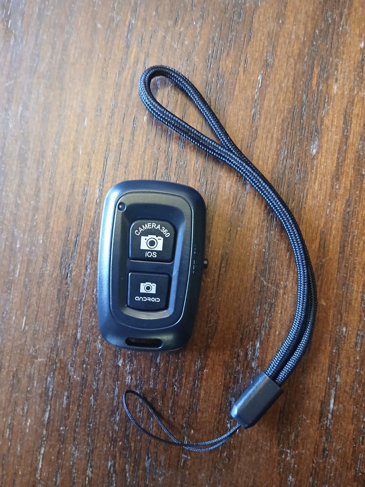 Wireless Bluetooth Remote Camera Shutter for iPhone Android Selfie Photos Video