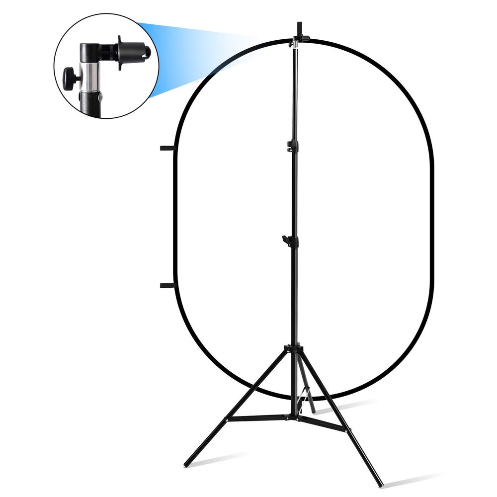 59x39in Pop-up Soft Light Diffuser Kit, with 6.6 Ft Light Stand & Clip Holder...