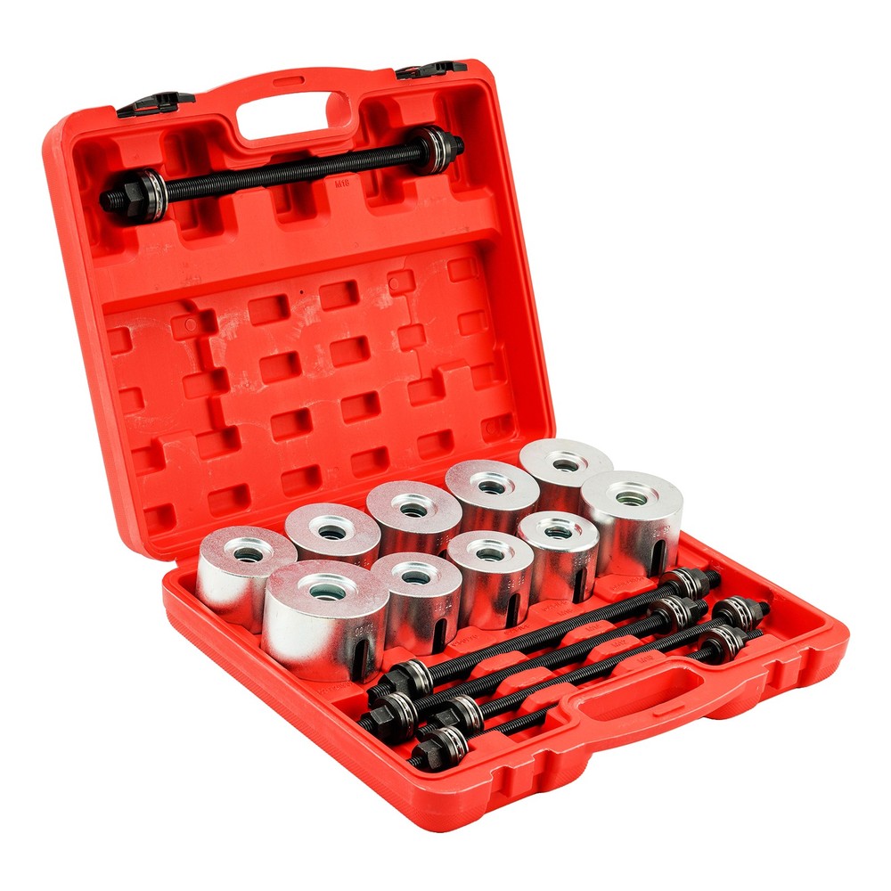 Universal Press and Pull Sleeve Kit Bush Bearing Removal Insertion Tool 27pc