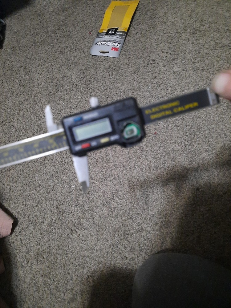 Electronic Digital Caliper Missing Battery Cover
