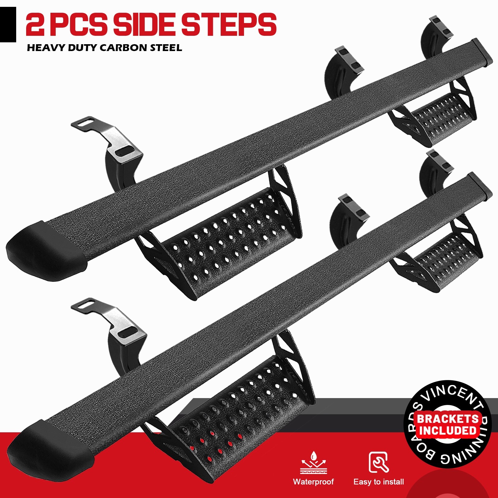 For 05-23 Toyota Tacoma Access Cab 3" Running Boards Side Step Truck Bar BCTA