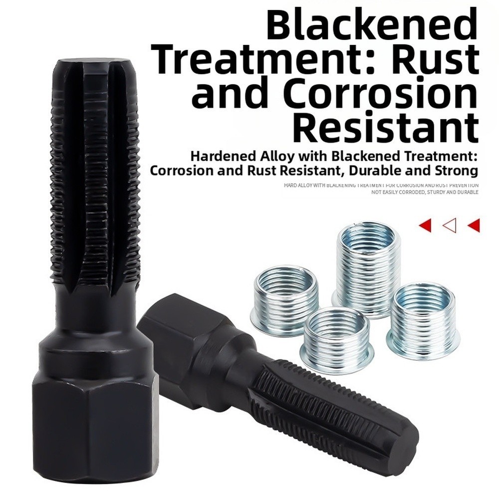 Precision Cutting Tool Re-thread Tap Thread Repair Tasks Black Oxide Treatment