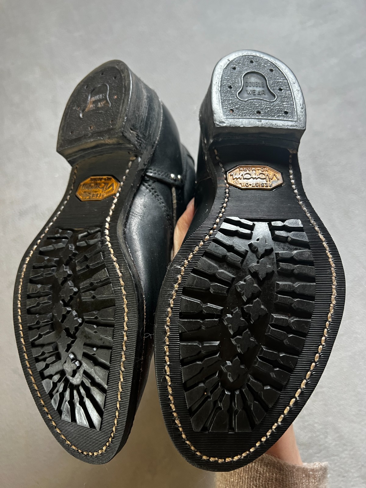 HARLEY-DAVIDSON Womens BOOTS 8 Black kazak Bicker low heel genuine leather shoes