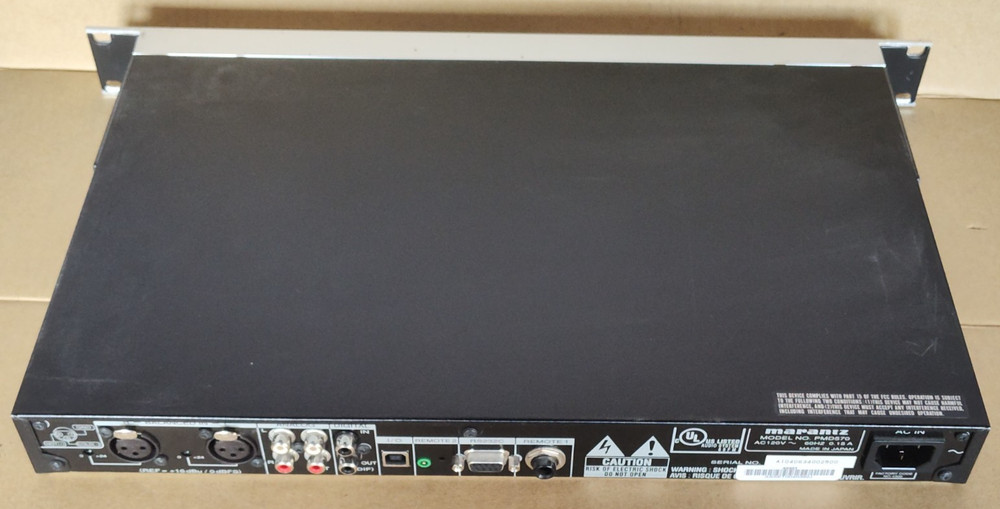 Marantz PMD570 Professional 2 Channel Solid State Audio Recorder Pre-owned