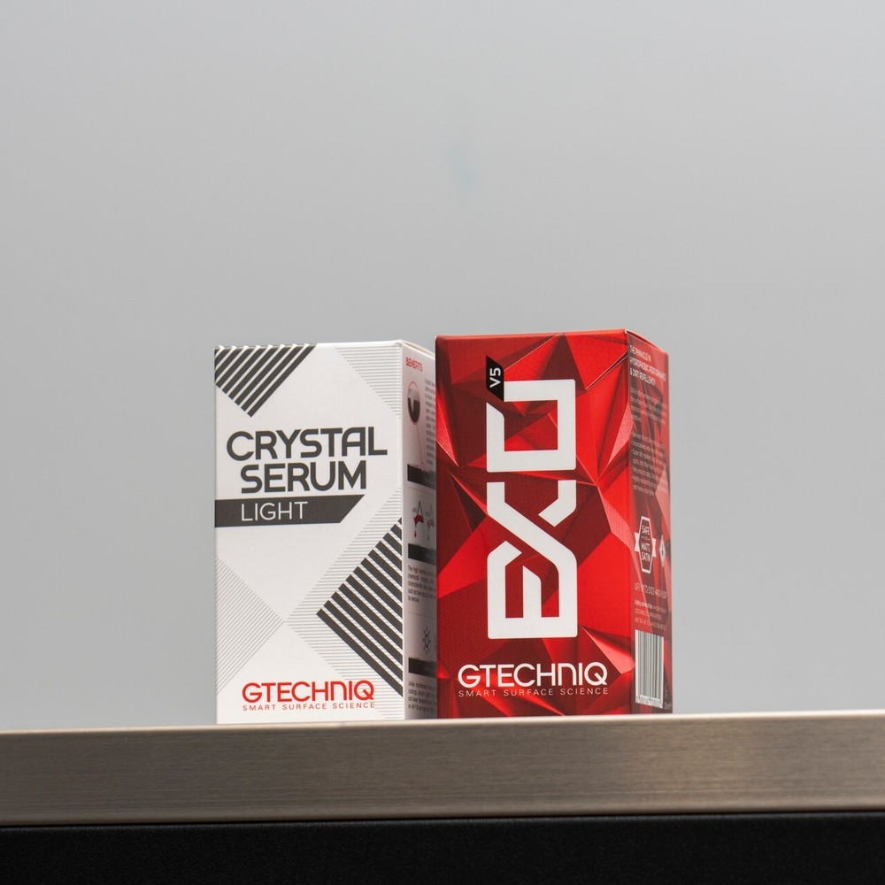 Gtechniq Crystal Serum Light & EXO v5 50ml Combo | 2 Step Ceramic Coating Kit