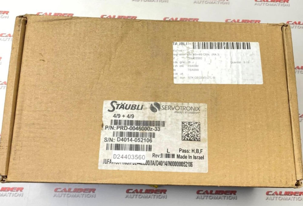 STAUBLI SERVOTRONIX PRD-0046000Z-33 Robot Controller (NEW)