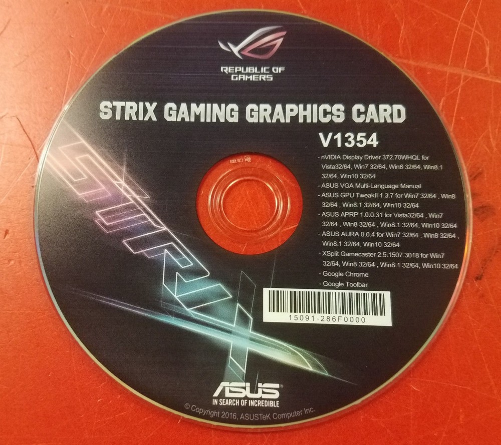 CD Strix Gaming Graphics Card V1354