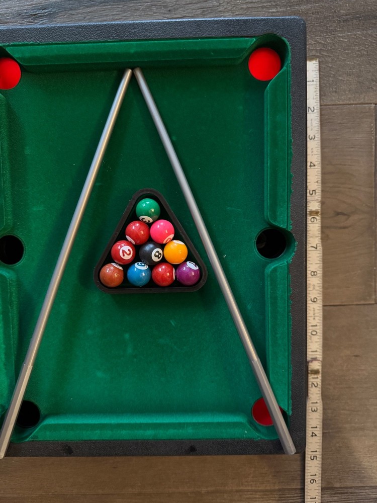 Desktop/Table Mini Billiard's Set (10" x 13" x 3")