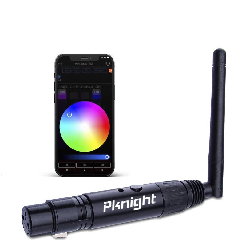 2.4G Wireless DMX Controller,Compact Transceiver with Wi-Fi Connectivity, Sup...