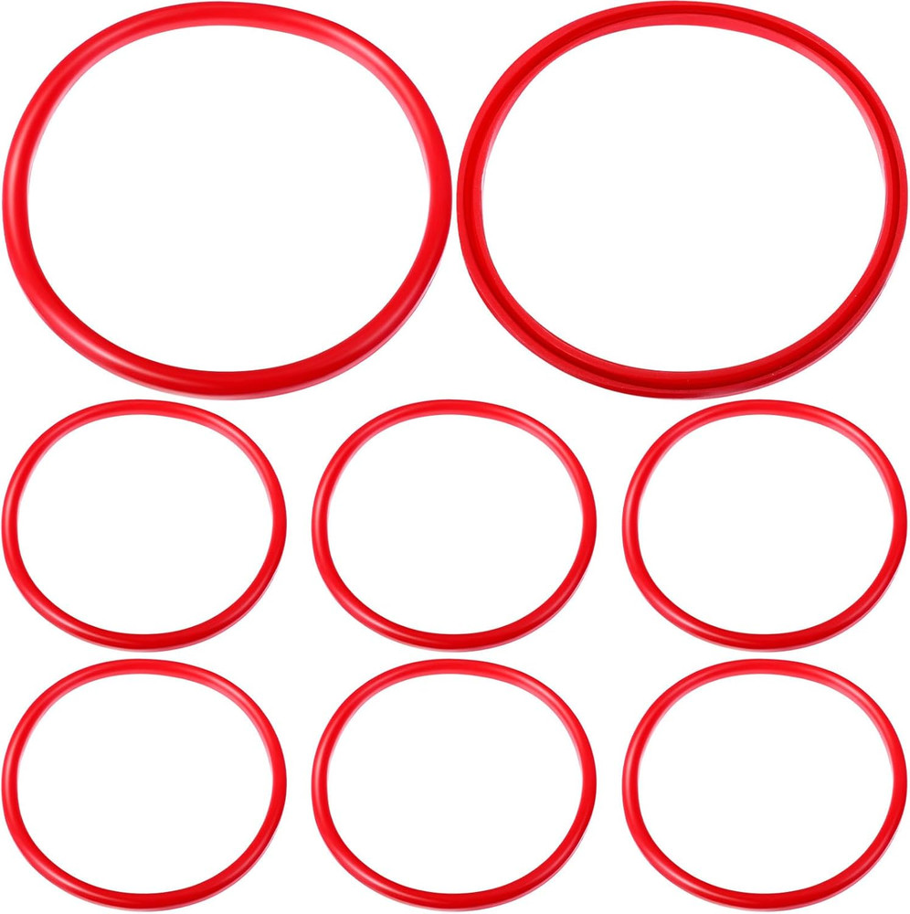 Hummingbird Feeder Seal Replacement - 8 Pcs Ring & Base Gasket