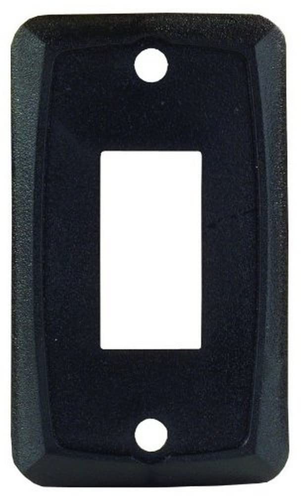 12855 Black Single Switch Face Plate