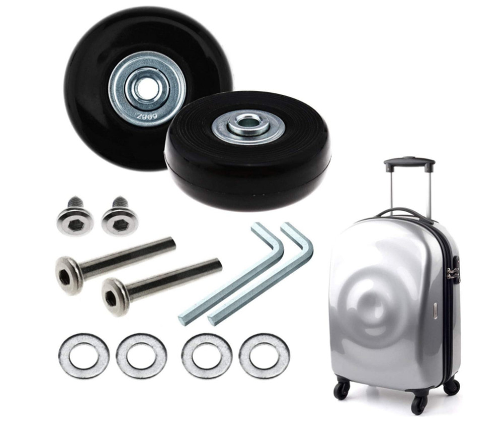 2pcs Luggage Wheel Suitcase Replacement Wheel Caster Wheel Replacement Part