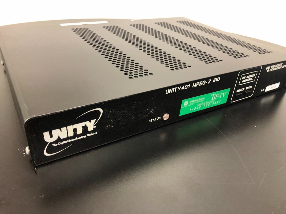 Wegener Unity UTY401-00-0000-002 Receiver MPEG 2 Broadcast Receiver