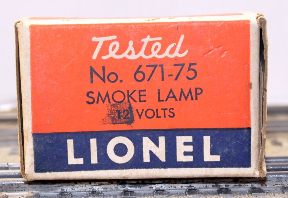 Lionel NOS 671-75 Smoke Lamp