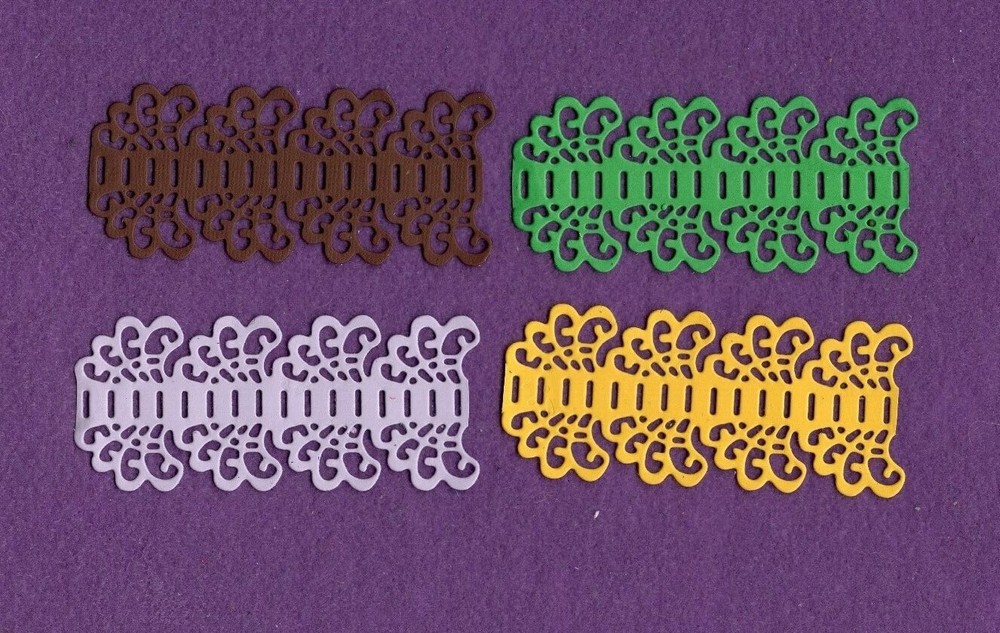 LACEY BORDER die cuts scrapbook cards