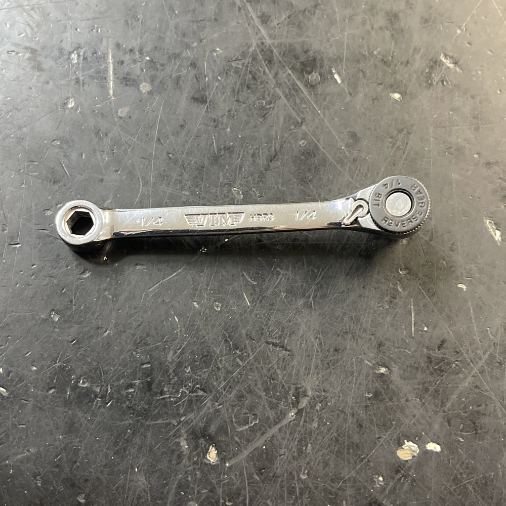 VIM Tools HBR3 - 1/4" Hex Micro Bit Low Profile Ratchet