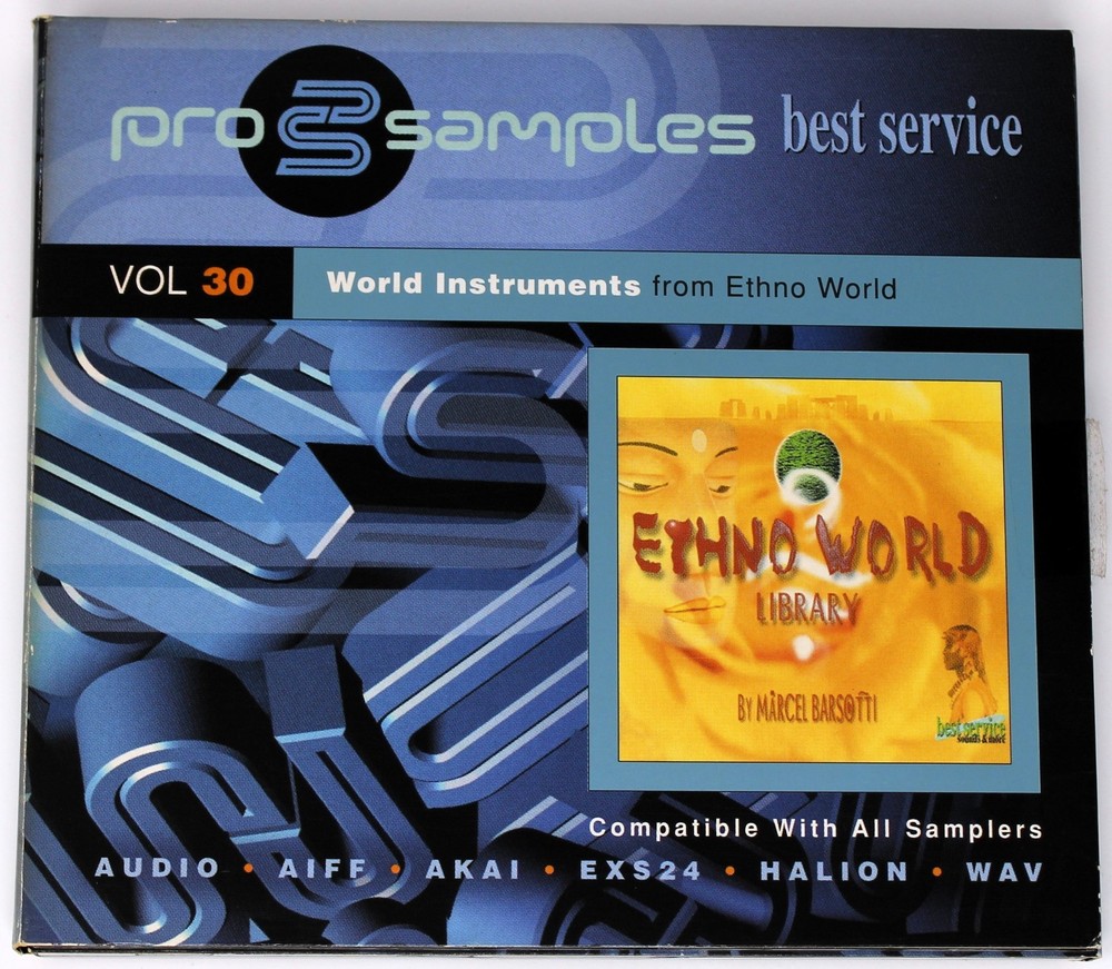 Best Service Pro Samples 30 World Instruments Sound Library/Sampling 2x CD