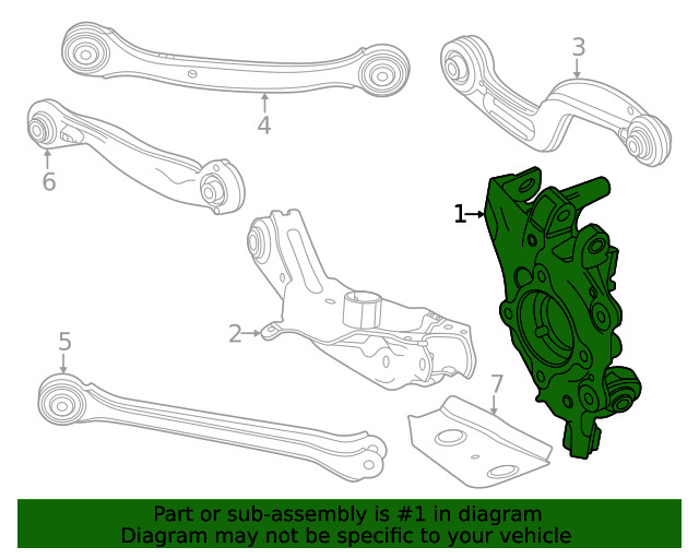 Genuine GM Knuckle 42897873