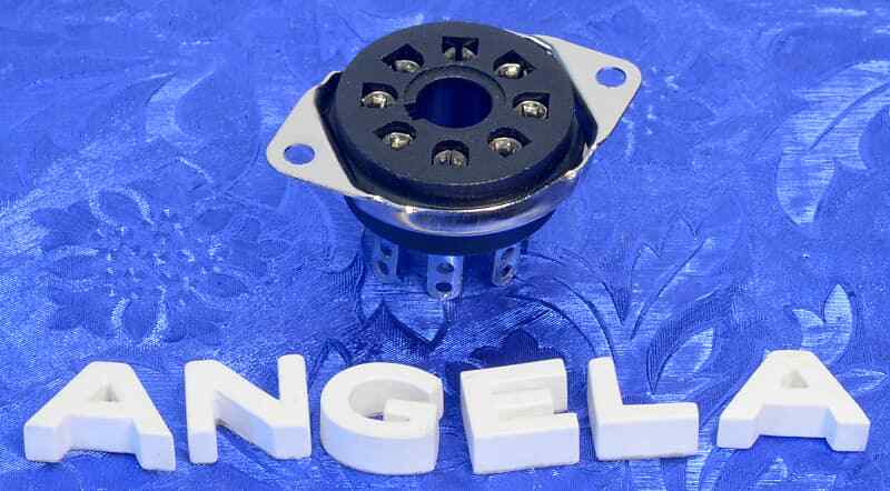 8 Pin Octal Bottom Chassis Mount Tube Socket, #8449