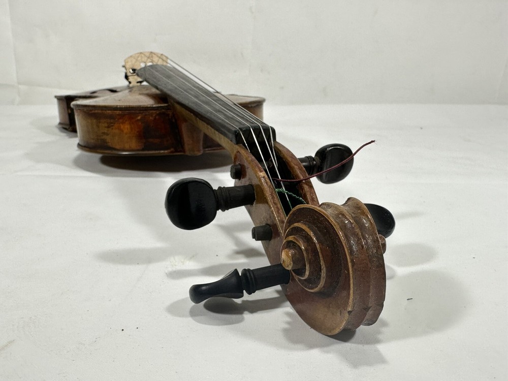 Antique German Violin Labeled "Carl Bachmann" With Case ~ Size 4/4