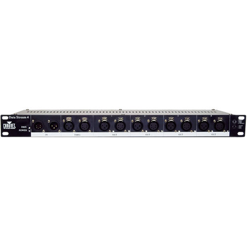 Chauvet DJ Data Stream 4 Optical DMX-512 Splitter w/ 4 Outputs From Single Input