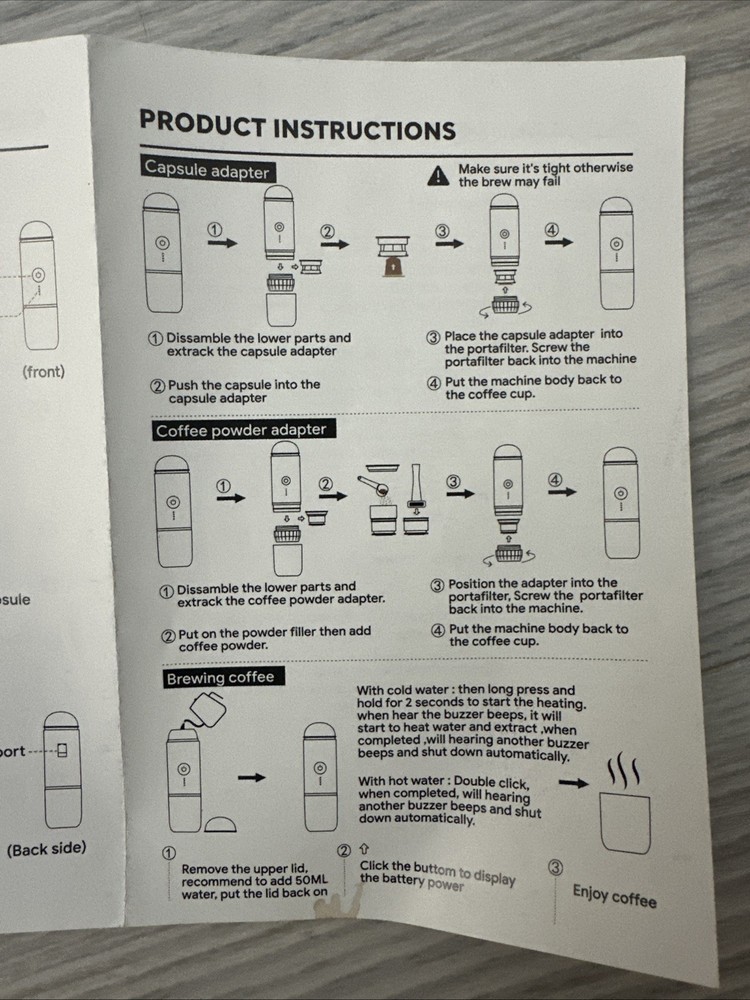 Ikape Portable Espresso Maker