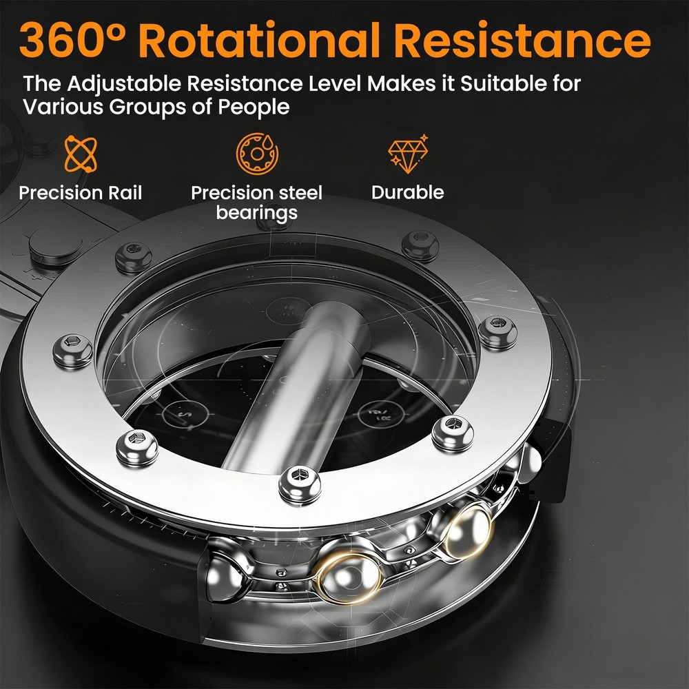 Resistance Adjustable Multi-Functional Rotational Trainer Grip Strength Trainer