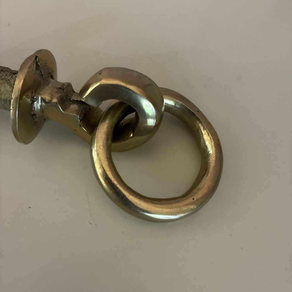Solid Brass Door Hardware Hook And Knocker Antique Hanging Loop