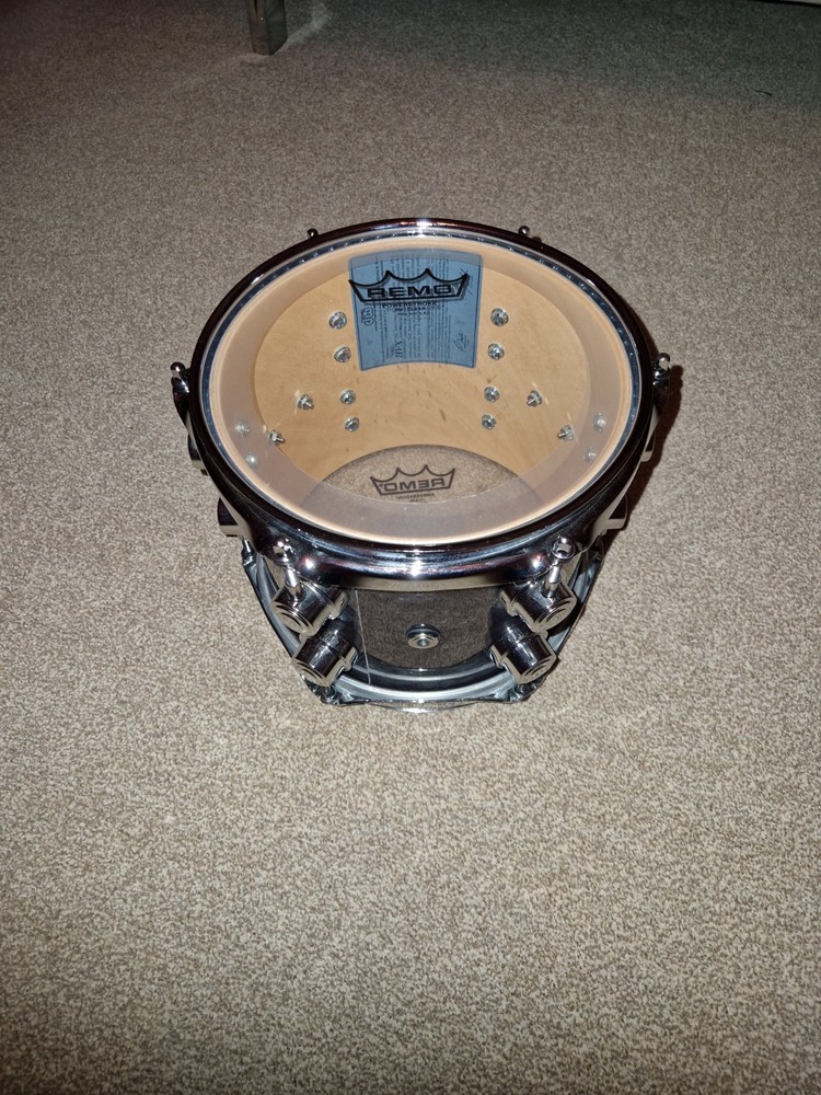 dw performance diamond 8" x 7" tom hard rock maple shell