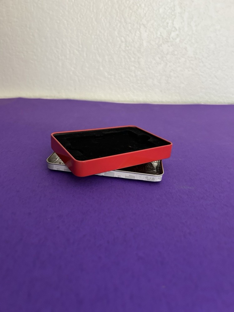 Christmas Tin Peanuts gift Card holders 2pcs