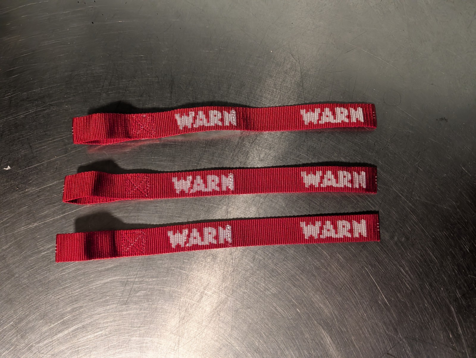 Warn 69645 Red Hook Strap Pull Grab(3ea)