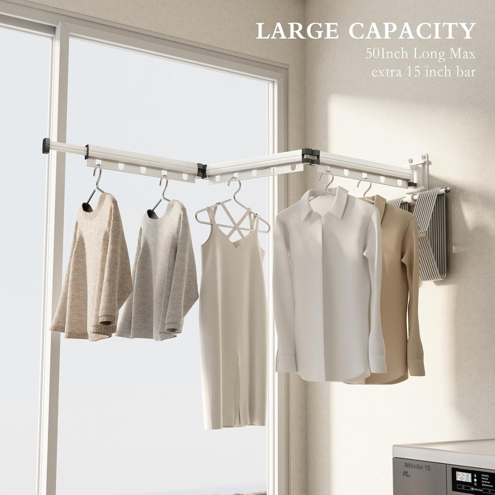 Drying Rack Wall Mounted Foldable Drying Rack Foldable/Retractable