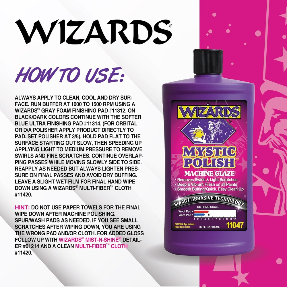 Wizards Mystic Polish Machine Glaze - 32 oz.,