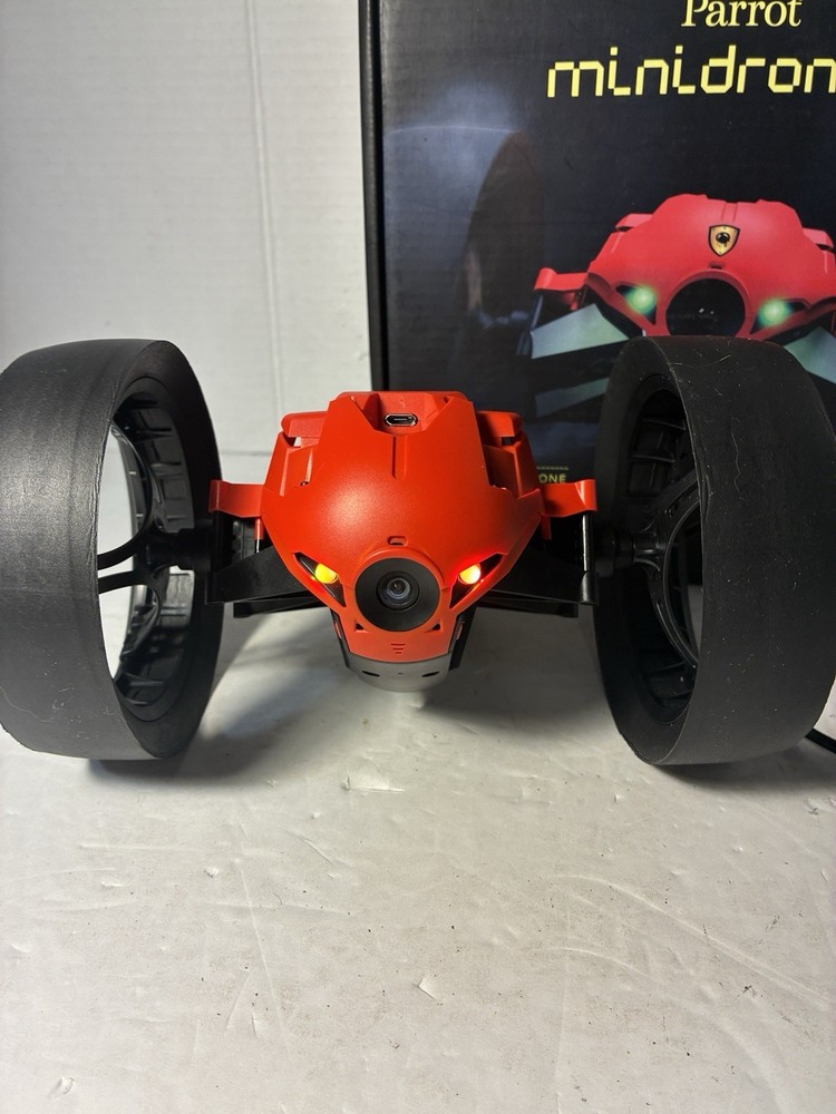 Parrot MiniDrones Jumping Race Drone Max - Red - With Battery & USB Cable