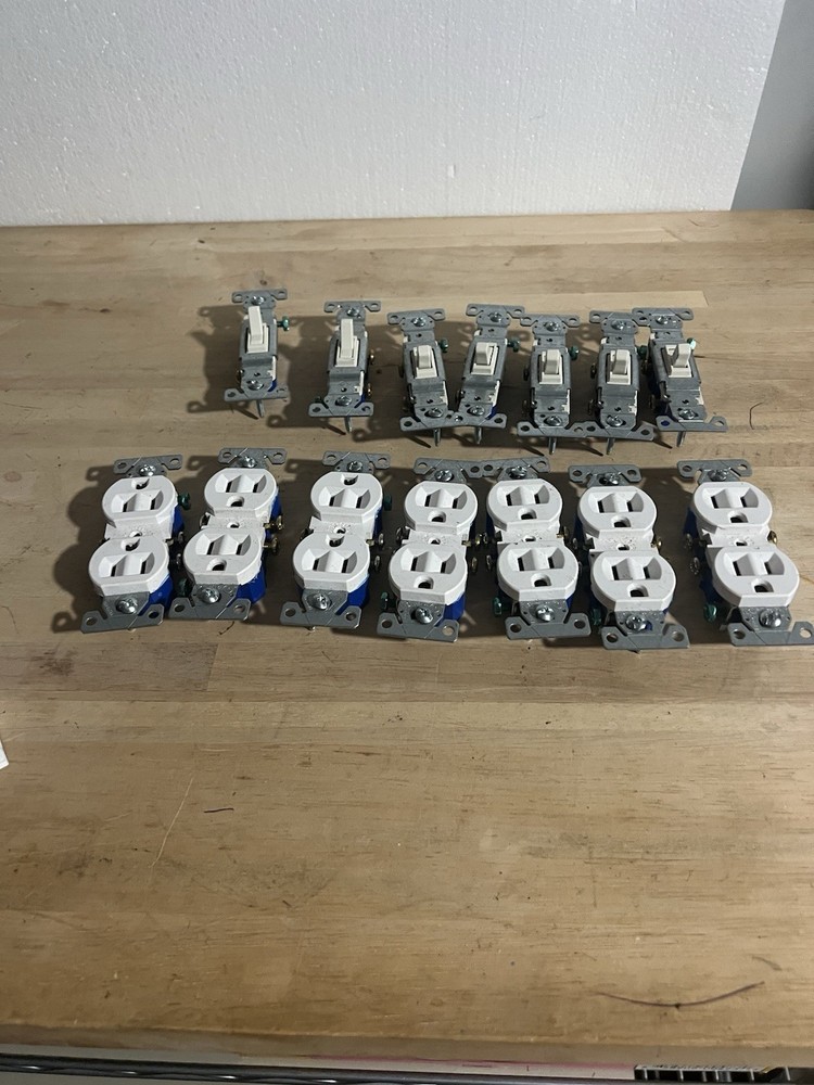 Electronic Outlets And Single Switch (7) each.