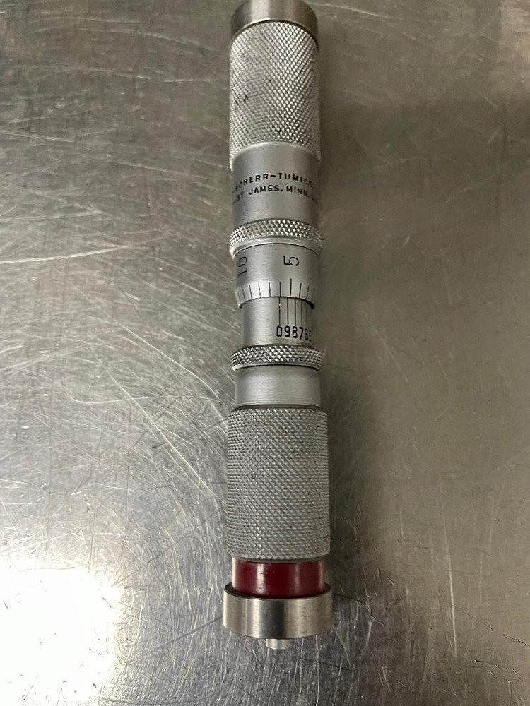Scheer-Tumico Fixed Range Inside Micrometer 4-5" .0001" grad. NEW