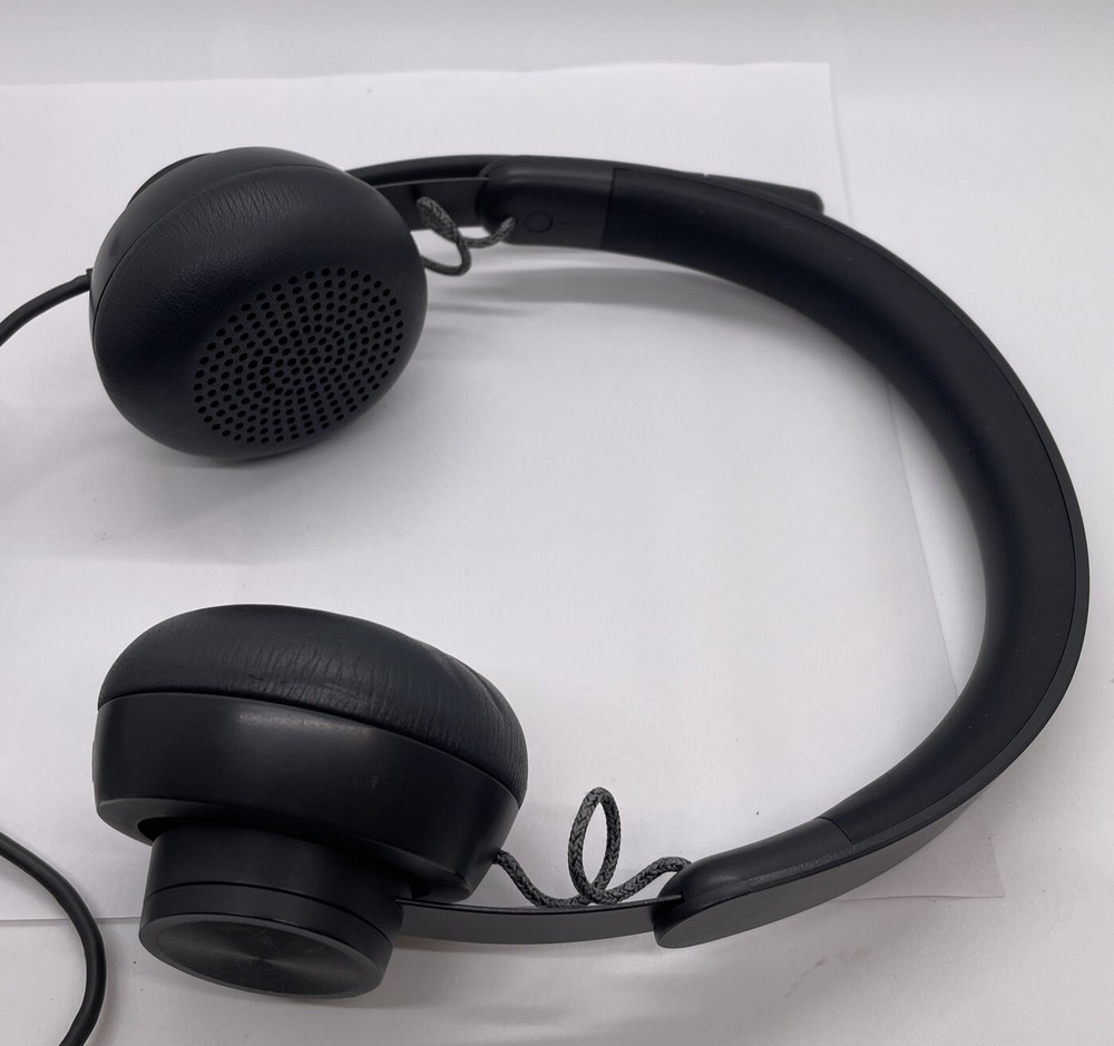 Logitech - Zone 750 Wired Noise Canceling On-Ear Headset - Black