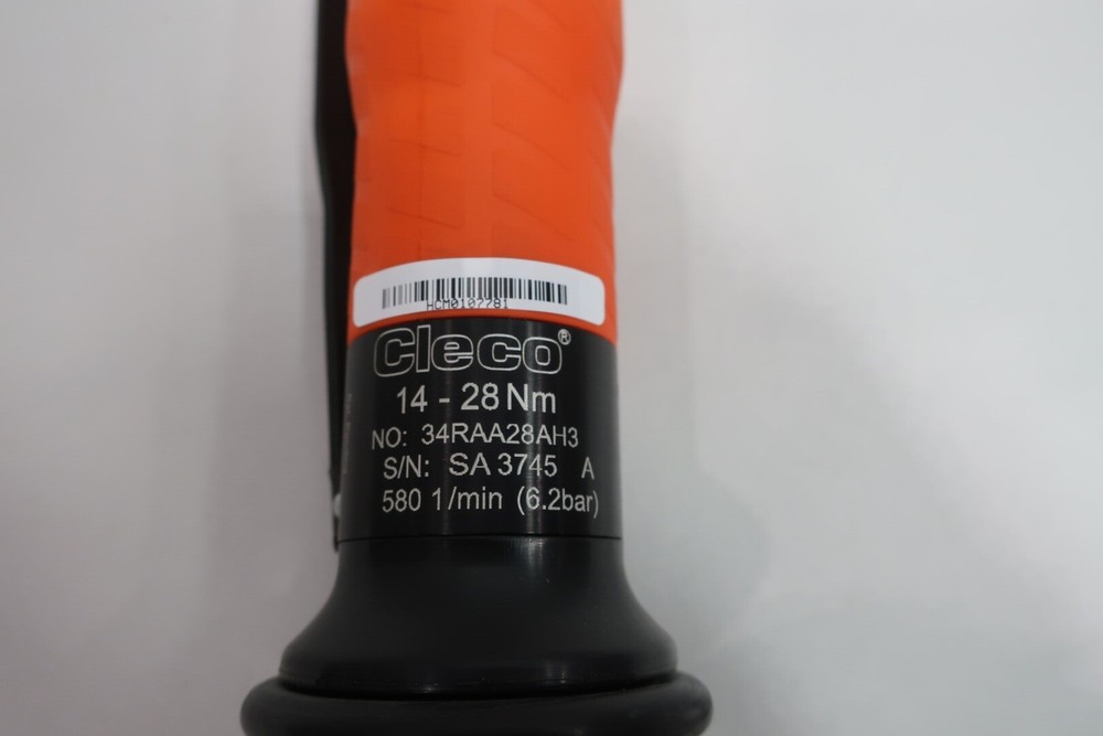 Cleco 34RAA28AH3 Nutrunner 6.2bar 14-28nm