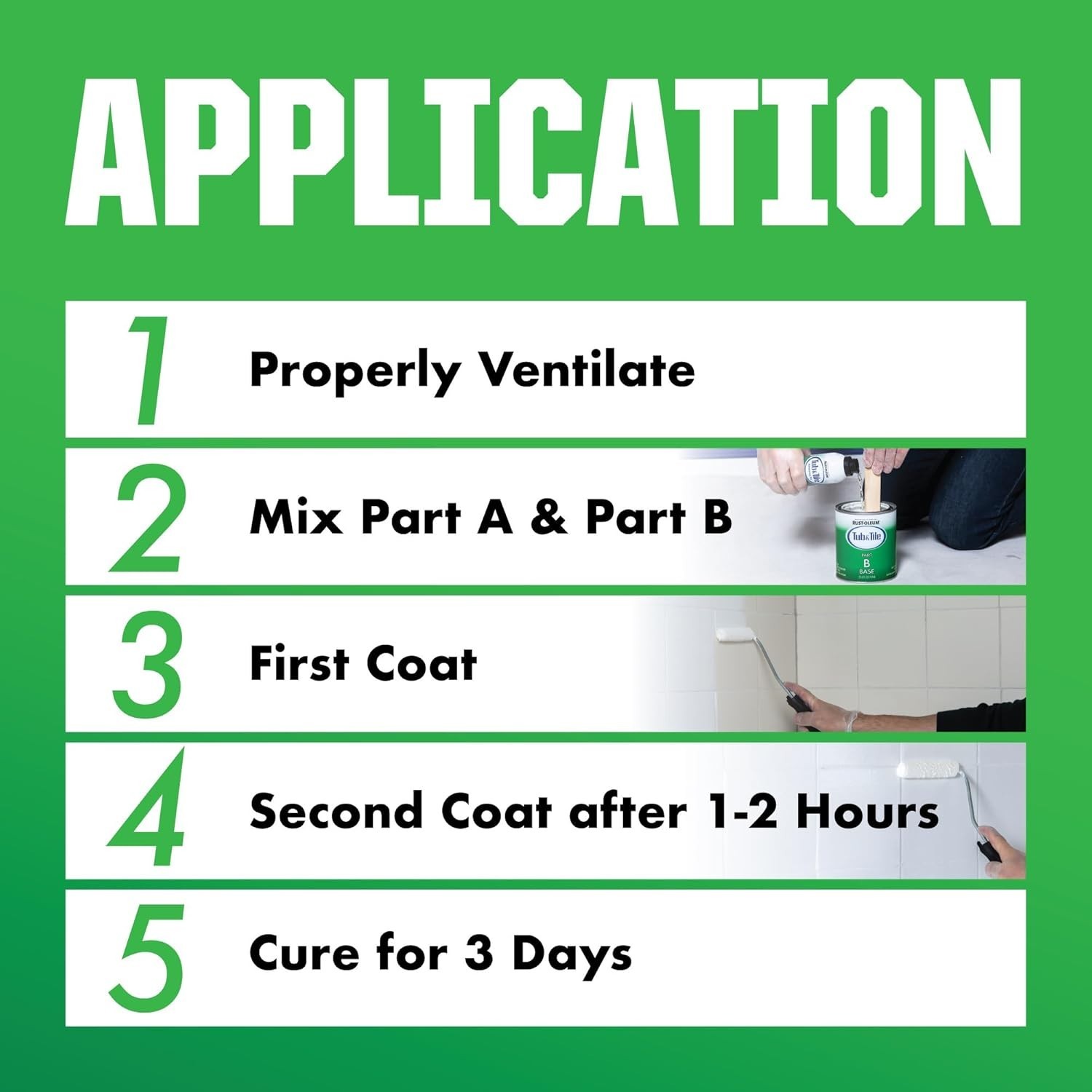 Rust-Oleum 385280 Tub And Tile Refinishing 2-Part Kit, Satin Coastal Fog