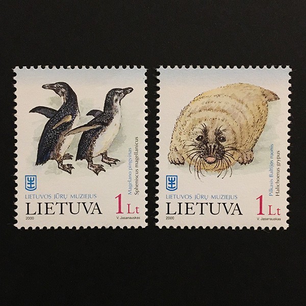 Lithuania 2000 complete set MNH ** animals pinguins Sc#671-672