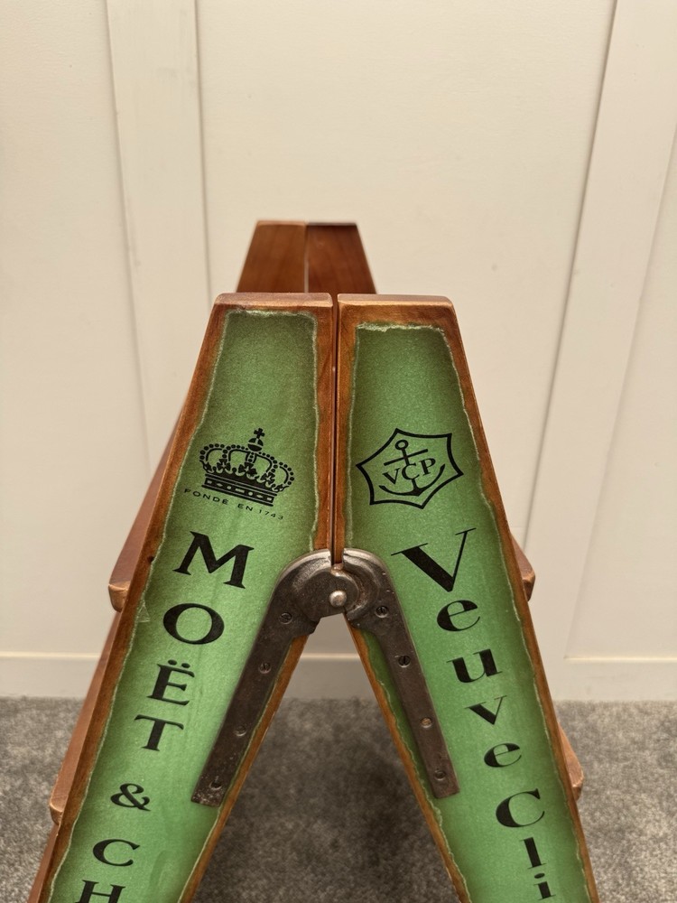 Vintage Style Pine Step Ladder Folding Kitchen Steps