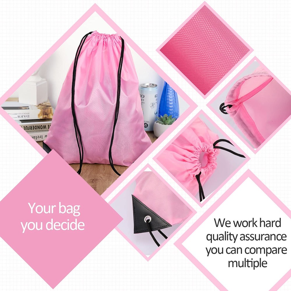 Shappy 80 Pack Drawstring Backpack approx. 13.39 x 16.93 inches, Multicolor