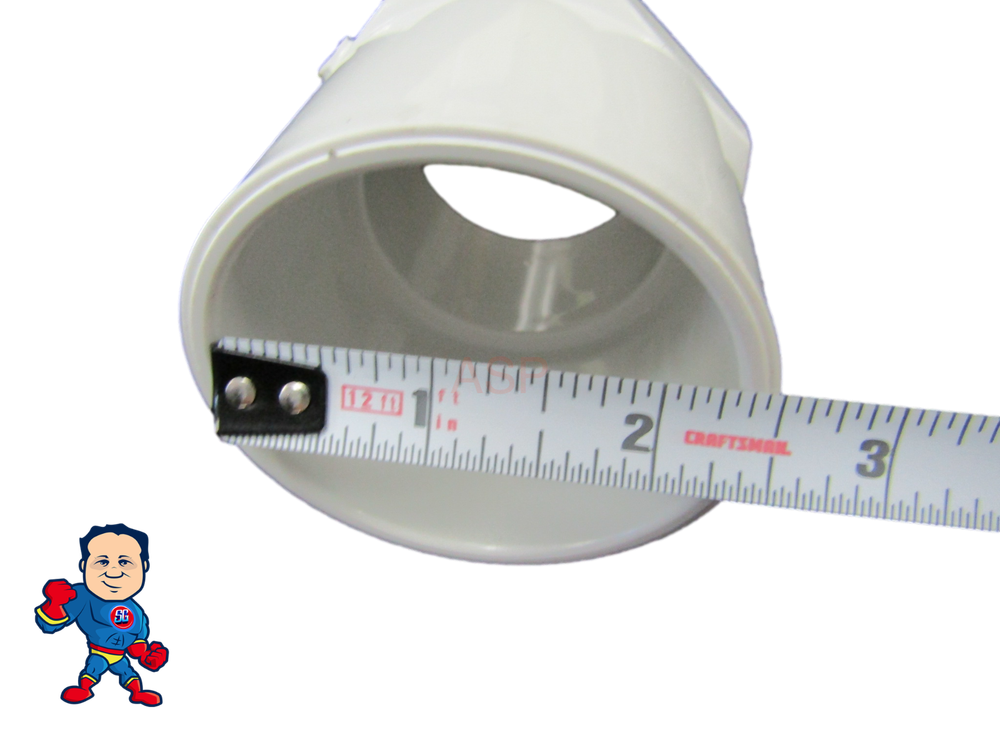 Adapter Fitting, 2" Slip x 2" Male Pipe Thread Pool Pump Fitting