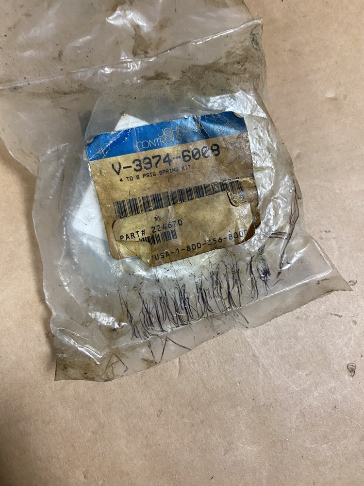 Johnson Controls V-3974-6008 Spring Kit New