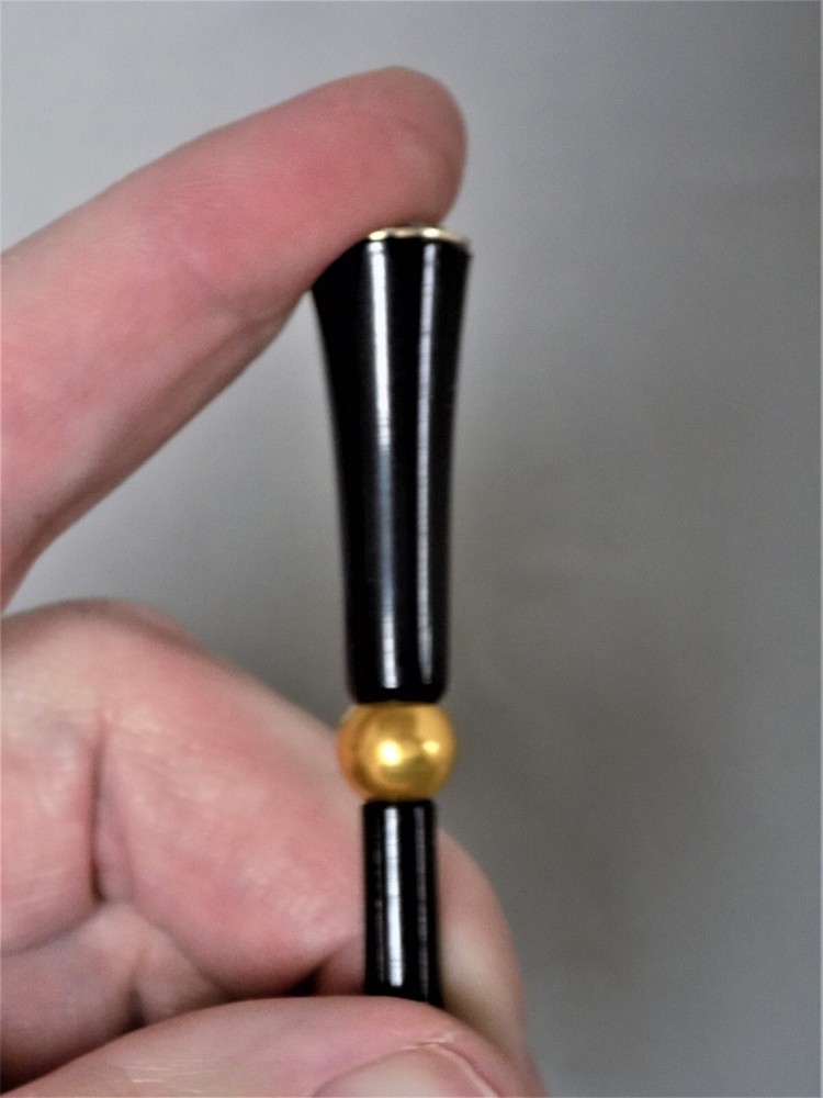 MITCHELL THOMAS CLASSIC EJECTOR CIGARETTE HOLDERS 5 3/4" SIMULATED DIAMONDS 12ct