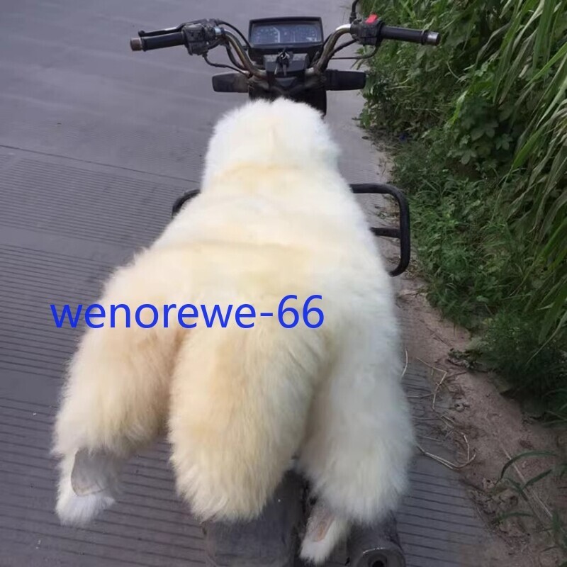 IN US!!! 100% Genuine Sheepskin Fluffy Fur Rug Windward Natural Soft Mat 24"*39"